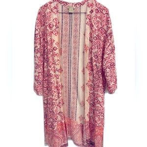 Lucky Brand Soft Long Kimono Size Small
